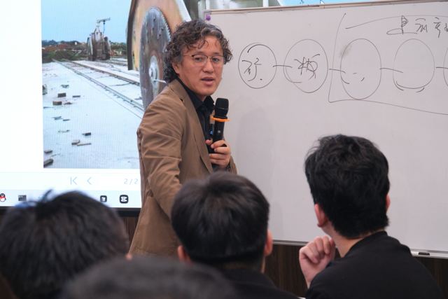 逄励给会员企业上课